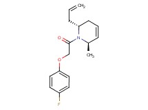 (2R*,6R*)-2-allyl-1-[(4-fluorophenoxy)acetyl]-6-methyl-1,2,3,6-tetrahydropyridine