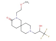 2-(2-methoxyethyl)-9-(3,3,3-trifluoro-2-hydroxypropyl)-2,9-diazaspiro[5.5]undecan-3-one