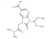 1-[2-(dimethylamino)-2-oxoethyl]-3-(1-ethylpropyl)-2-oxo-2,3-dihydro-1H-imidazo[4,5-b]pyridine-6-carboxylic acid