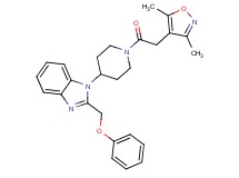 1-{1-[(3,5-dimethyl-4-isoxazolyl)acetyl]-4-piperidinyl}-2-(phenoxymethyl)-1H-benzimidazole