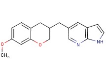 5-[(7-methoxy-3,4-dihydro-2H-chromen-3-yl)methyl]-1H-pyrrolo[2,3-b]pyridine