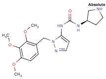 N-[(3R)-3-pyrrolidinyl]-N'-[1-(2,3,4-trimethoxybenzyl)-1H-pyrazol-5-yl]urea hydrochloride