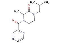 1-isobutyl-3-methyl-4-(2-pyrazinylcarbonyl)-2-piperazinone