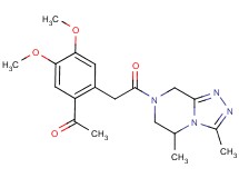 1-{2-[2-(3,5-dimethyl-5,6-dihydro[1,2,4]triazolo[4,3-a]pyrazin-7(8H)-yl)-2-oxoethyl]-4,5-dimethoxyphenyl}ethanone