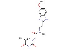 N-[2-(5-methoxy-1H-benzimidazol-2-yl)ethyl]-N-methyl-2-(5-methyl-2,4-dioxo-3,4-dihydropyrimidin-1(2H)-yl)acetamide