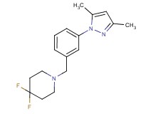 1-[3-(3,5-dimethyl-1H-pyrazol-1-yl)benzyl]-4,4-difluoropiperidine
