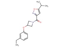3-{[3-(3-ethylphenoxy)azetidin-1-yl]carbonyl}-5-isopropylisoxazole
