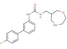 N-(4'-fluoro-3-biphenylyl)-N'-(1,4-oxazepan-6-ylmethyl)urea hydrochloride