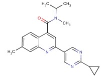 2-(2-cyclopropylpyrimidin-5-yl)-N-isopropyl-N,7-dimethylquinoline-4-carboxamide