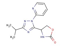 4-(3-isopropyl-1-pyridin-2-yl-1H-1,2,4-triazol-5-yl)-1,3-oxazolidin-2-one