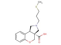 (3aR*,9bR*)-2-[3-(methylthio)propyl]-1,2,3,9b-tetrahydrochromeno[3,4-c]pyrrole-3a(4H)-carboxylic acid