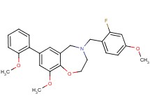 4-(2-fluoro-4-methoxybenzyl)-9-methoxy-7-(2-methoxyphenyl)-2,3,4,5-tetrahydro-1,4-benzoxazepine