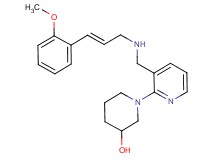 1-[3-({[(2E)-3-(2-methoxyphenyl)-2-propen-1-yl]amino}methyl)-2-pyridinyl]-3-piperidinol