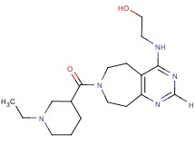 2-({7-[(1-ethylpiperidin-3-yl)carbonyl]-6,7,8,9-tetrahydro-5H-pyrimido[4,5-d]azepin-4-yl}amino)ethanol