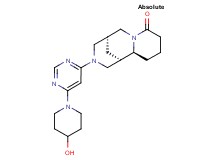 (5R,11aS)-3-[6-(4-hydroxypiperidin-1-yl)pyrimidin-4-yl]decahydro-8H-1,5-methanopyrido[1,2-a][1,5]diazocin-8-one