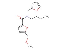 N-butyl-N-(2-furylmethyl)-5-(methoxymethyl)-2-furamide