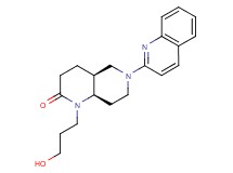 (4aS*,8aR*)-1-(3-hydroxypropyl)-6-quinolin-2-yloctahydro-1,6-naphthyridin-2(1H)-one
