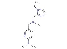 5-{[[(1-ethyl-1H-imidazol-2-yl)methyl](methyl)amino]methyl}-N,N-dimethylpyridin-2-amine