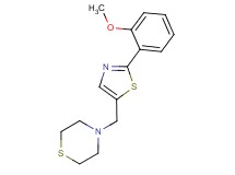 4-{[2-(2-methoxyphenyl)-1,3-thiazol-5-yl]methyl}thiomorpholine