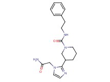 3-[1-(2-amino-2-oxoethyl)-1H-imidazol-2-yl]-N-(2-phenylethyl)-1-piperidinecarboxamide