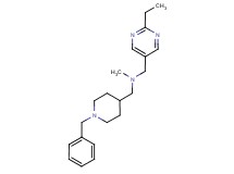 1-(1-benzylpiperidin-4-yl)-N-[(2-ethylpyrimidin-5-yl)methyl]-N-methylmethanamine