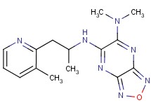N,N-dimethyl-N'-[1-methyl-2-(3-methyl-2-pyridinyl)ethyl][1,2,5]oxadiazolo[3,4-b]pyrazine-5,6-diamine
