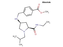 methyl 4-[({(3S,5S)-5-[(ethylamino)carbonyl]-1-isobutyl-3-pyrrolidinyl}amino)methyl]benzoate