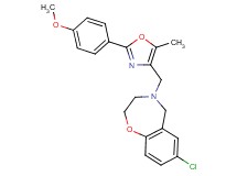 7-chloro-4-{[2-(4-methoxyphenyl)-5-methyl-1,3-oxazol-4-yl]methyl}-2,3,4,5-tetrahydro-1,4-benzoxazepine