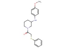 N-(4-methoxyphenyl)-1-[(phenylthio)acetyl]-3-piperidinamine