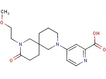 4-[8-(2-methoxyethyl)-9-oxo-2,8-diazaspiro[5.5]undec-2-yl]-2-pyridinecarboxylic acid