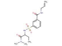 N-allyl-3-[({1-[(dimethylamino)carbonyl]propyl}amino)sulfonyl]benzamide