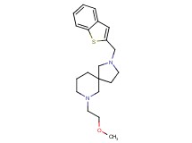 2-(1-benzothien-2-ylmethyl)-7-(2-methoxyethyl)-2,7-diazaspiro[4.5]decane