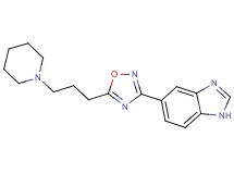 5-{5-[3-(1-piperidinyl)propyl]-1,2,4-oxadiazol-3-yl}-1H-benzimidazole