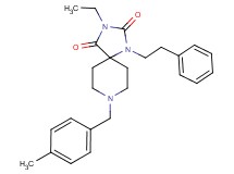 3-ethyl-8-(4-methylbenzyl)-1-(2-phenylethyl)-1,3,8-triazaspiro[4.5]decane-2,4-dione