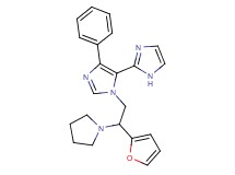 3'-[2-(2-furyl)-2-pyrrolidin-1-ylethyl]-5'-phenyl-1H,3'H-2,4'-biimidazole
