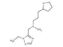 N-[(1-ethyl-1H-1,2,4-triazol-5-yl)methyl]-N-methyl-3-(tetrahydrofuran-2-yl)propan-1-amine