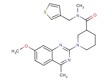 1-(7-methoxy-4-methyl-2-quinazolinyl)-N-methyl-N-(3-thienylmethyl)-3-piperidinecarboxamide
