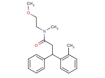 N-(2-methoxyethyl)-N-methyl-3-(2-methylphenyl)-3-phenylpropanamide