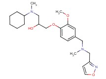 1-[cyclohexyl(methyl)amino]-3-(4-{[(3-isoxazolylmethyl)(methyl)amino]methyl}-2-methoxyphenoxy)-2-propanol