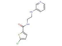 5-chloro-N-[2-(pyridin-3-ylamino)ethyl]thiophene-2-carboxamide
