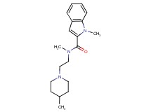 N,1-dimethyl-N-[2-(4-methyl-1-piperidinyl)ethyl]-1H-indole-2-carboxamide trifluoroacetate