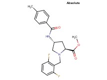 methyl (4R)-1-(2,6-difluorobenzyl)-4-[(4-methylbenzoyl)amino]-L-prolinate