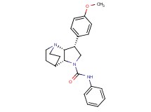 (3R*,3aR*,7aR*)-3-(4-methoxyphenyl)-N-phenylhexahydro-4,7-ethanopyrrolo[3,2-b]pyridine-1(2H)-carboxamide