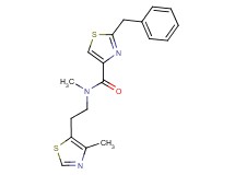 2-benzyl-N-methyl-N-[2-(4-methyl-1,3-thiazol-5-yl)ethyl]-1,3-thiazole-4-carboxamide