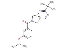 2-tert-butyl-6-(3-isopropoxybenzoyl)-6,7-dihydro-5H-pyrrolo[3,4-d]pyrimidine