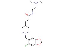 3-{1-[(6-chloro-1,3-benzodioxol-5-yl)methyl]-4-piperidinyl}-N-[2-(dimethylamino)ethyl]propanamide
