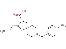 8-(4-methylbenzyl)-2-propyl-2,8-diazaspiro[4.5]decane-3-carboxylic acid