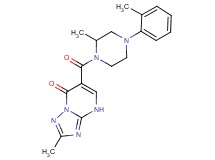 2-methyl-6-{[2-methyl-4-(2-methylphenyl)-1-piperazinyl]carbonyl}[1,2,4]triazolo[1,5-a]pyrimidin-7(4H)-one