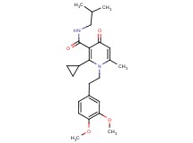 2-cyclopropyl-1-[2-(3,4-dimethoxyphenyl)ethyl]-N-isobutyl-6-methyl-4-oxo-1,4-dihydro-3-pyridinecarboxamide