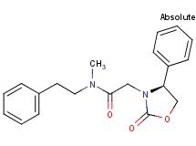 N-methyl-2-[(4S)-2-oxo-4-phenyl-1,3-oxazolidin-3-yl]-N-(2-phenylethyl)acetamide